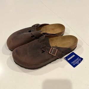 Birkenstock Boston Oiled Leather size 43 M10